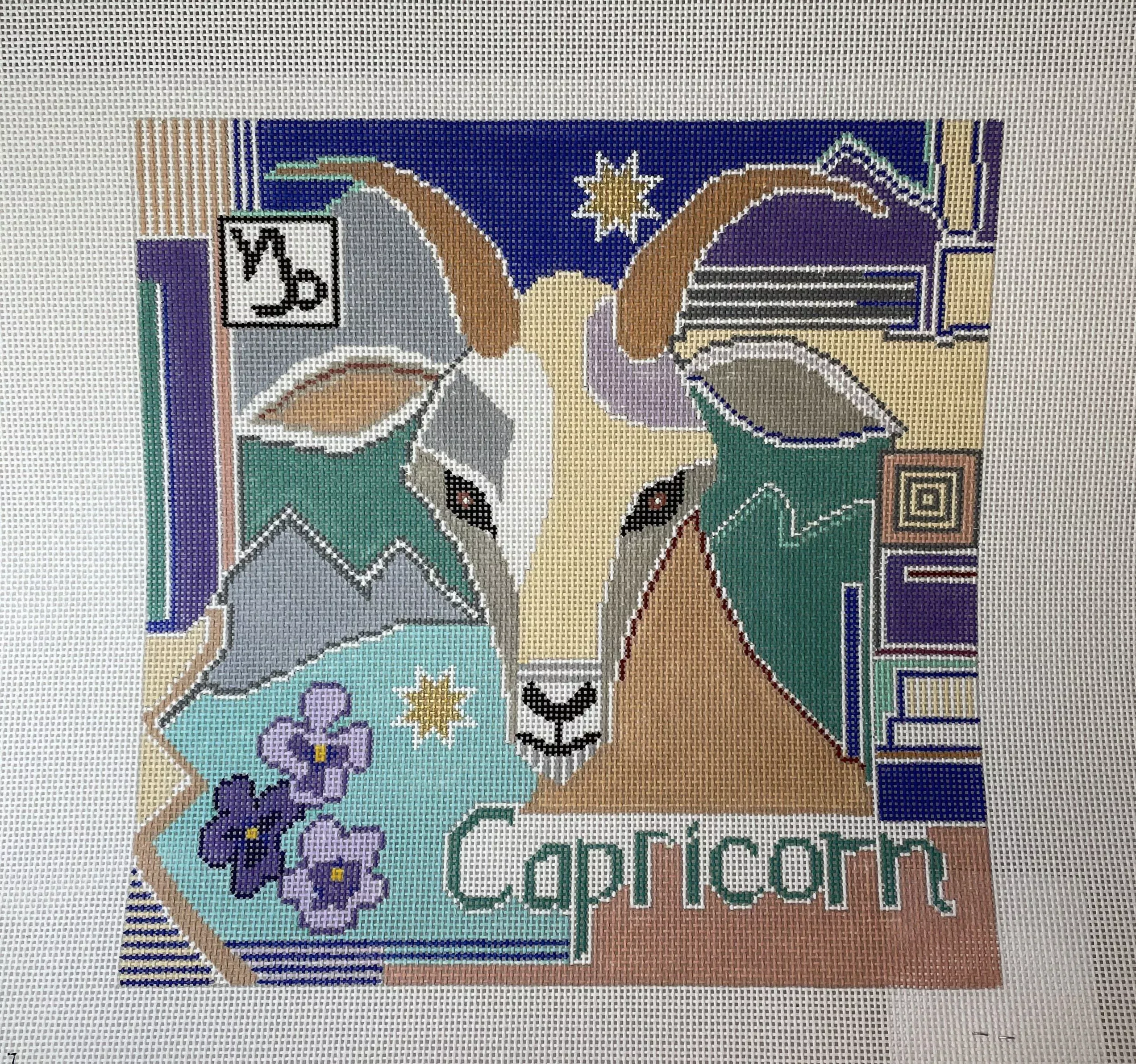 * Doolittle Stitchery Z112 Capricorn Zodiac Square