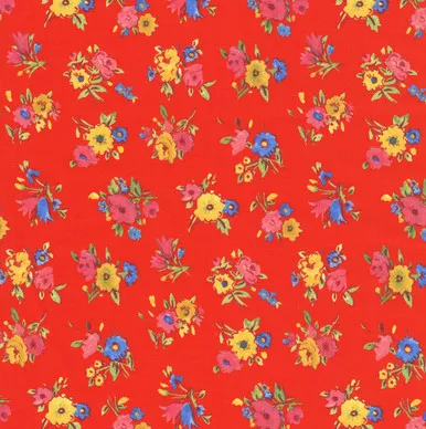 FreeSpirit Fabrics Joyful by Sarah Campbell Felicity Red