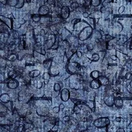 Measure Twice Numbers in Blue