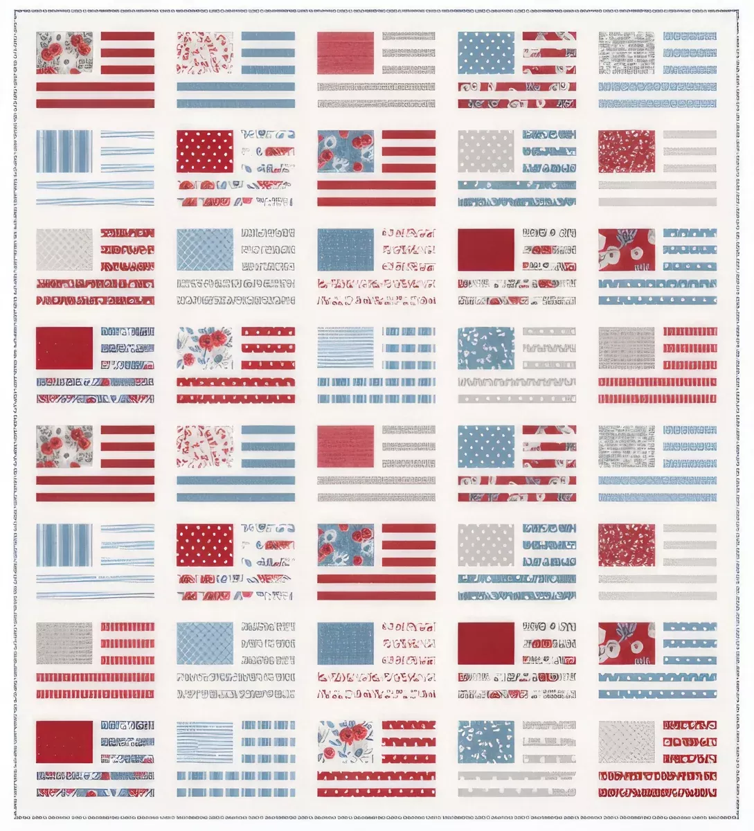Old Glory Quilt Kit by Lella Boutique Moda Precuts