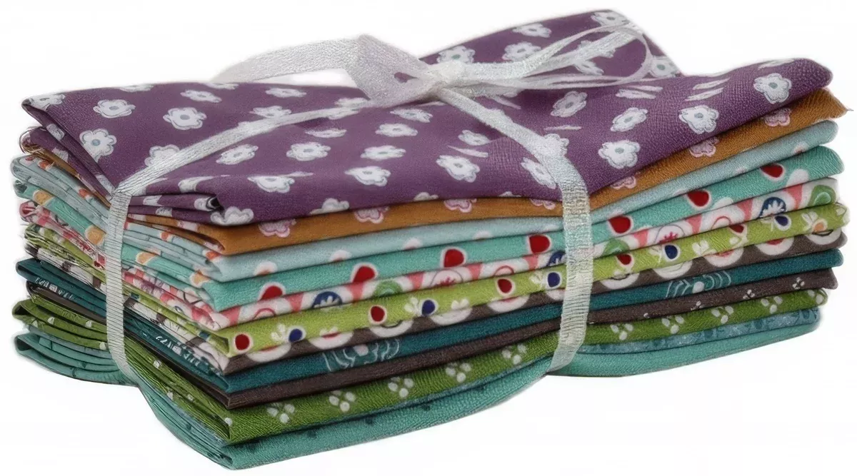 QIAD - Bee Dots Fat EIGHT Bundle by Lori Holt 12pcs