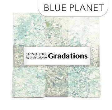 Stonehenge Gradations Blue Planet 10" Layer Cake