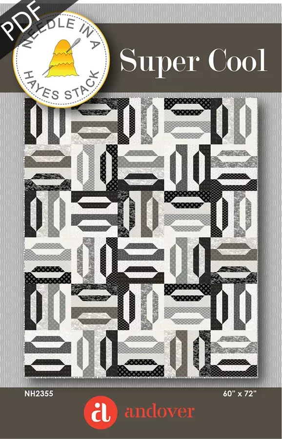 Super Cool Downloadable PDF Quilt PatternNeedle in a Hayes Stack