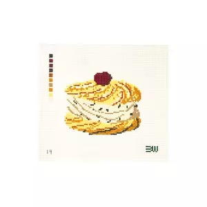 ZEPPOLE 5" x 5" 13 Mesh BATESWOOD NEEDLEPOINT